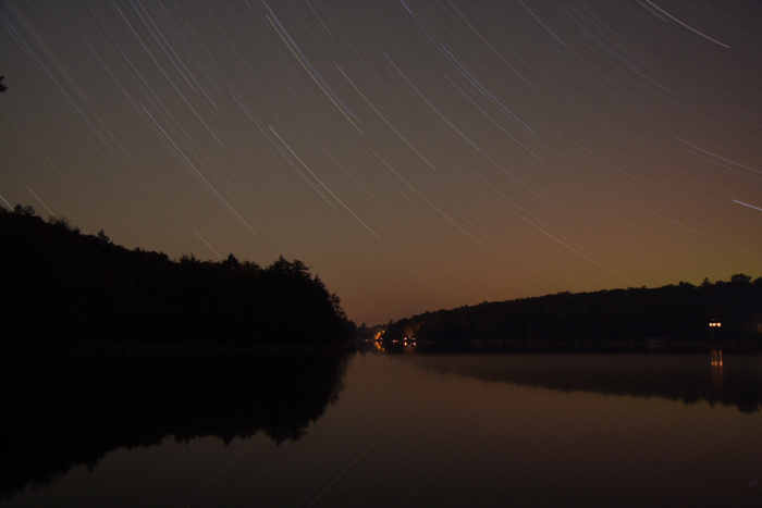 Star Trails at the Cottage