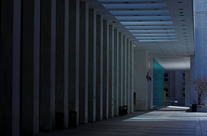 Blue Building